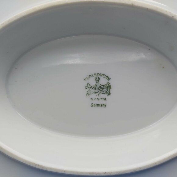 Royal Bayreuth Gravy Boat  Dresden Floral Bavaria - Picture 5 of 6
